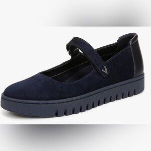 Vionic Uptown Mary Jane Navy Suede